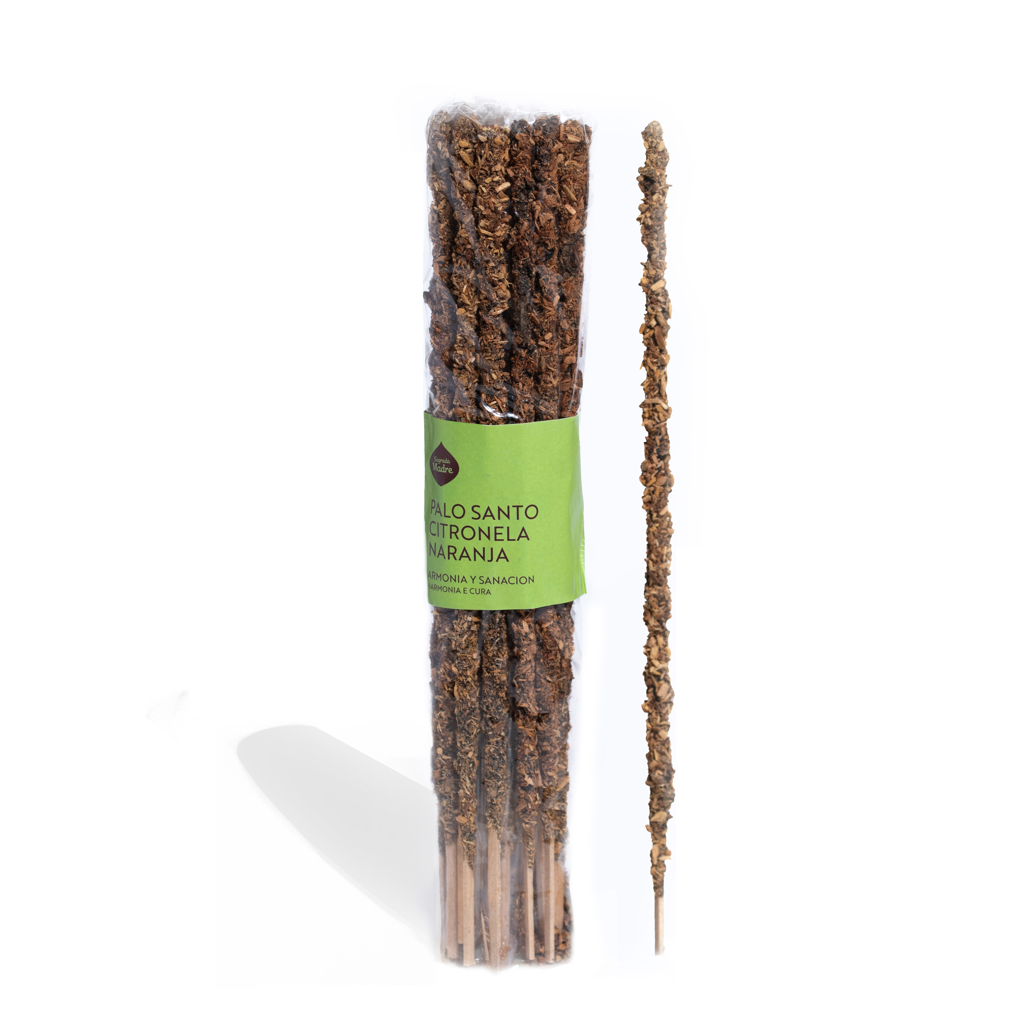 Citronella, naranja, palo santo x 20